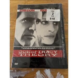 Conspiracy Theory DVD 1997 Mel Gibson Julia Roberts New Sealed